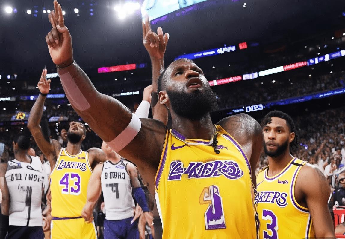 湖人西部决赛逆转掘金，詹姆斯戴维斯率队晋级总决赛(图1)